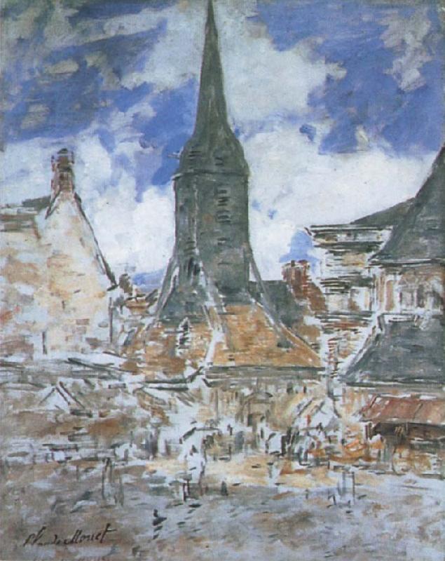 Claude Monet The Bell-Tower of Saint-Catherine at Honfleur